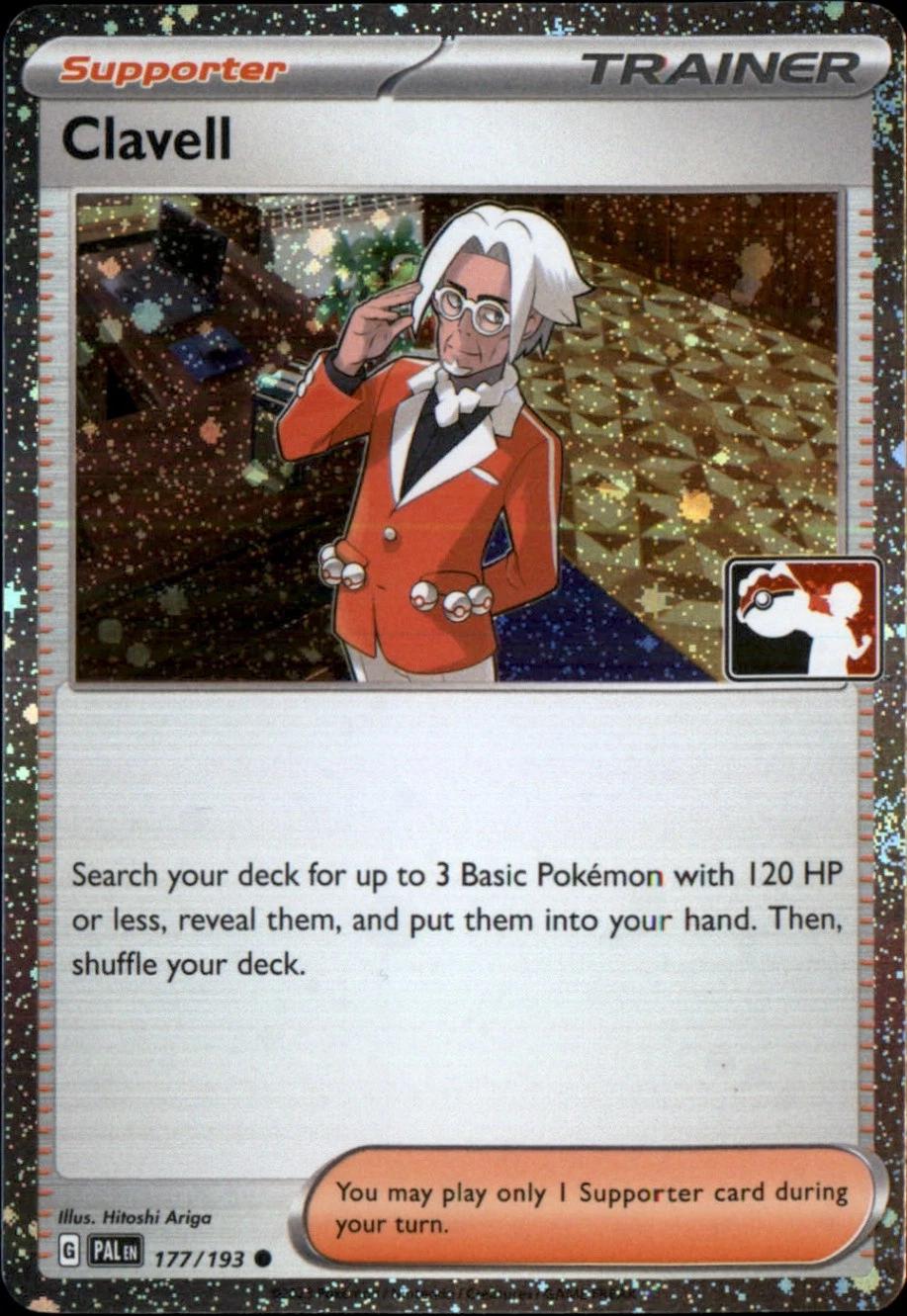 Paldea Evolved Clavell [Cosmos-Holo-Prize-Pack] Pokémon card